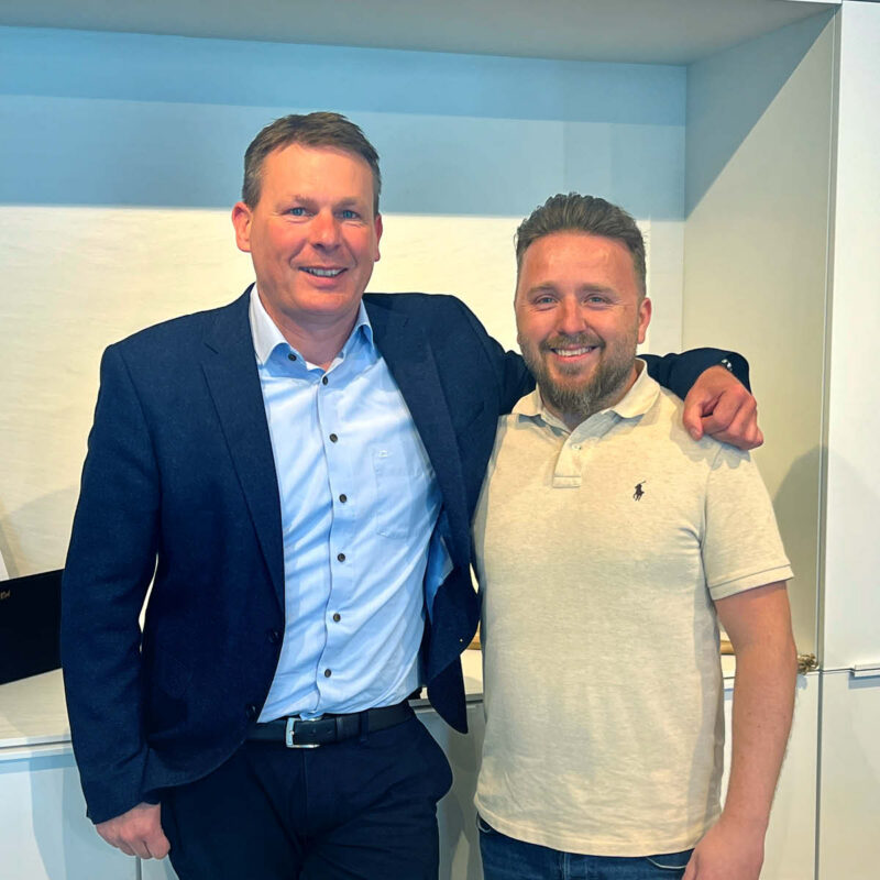 Inhaber Rafael Janik und Markus Wendel.
