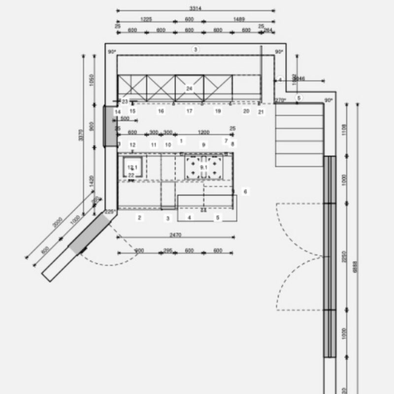 Küchenplanung bis 12 qm von Küchen Concept